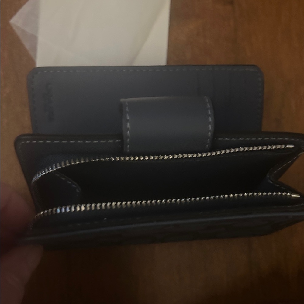 Coach Midnight Blue Medium Wallet - Picture 6 of 8